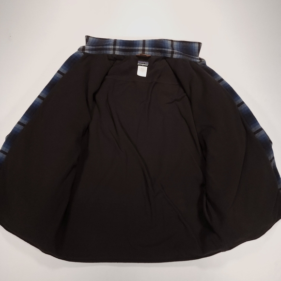 Patagonia Alder Shirt Jacket Wool Blend Fleece Lined Mens M Blue Black Rare! GUC - Picture 3 of 16